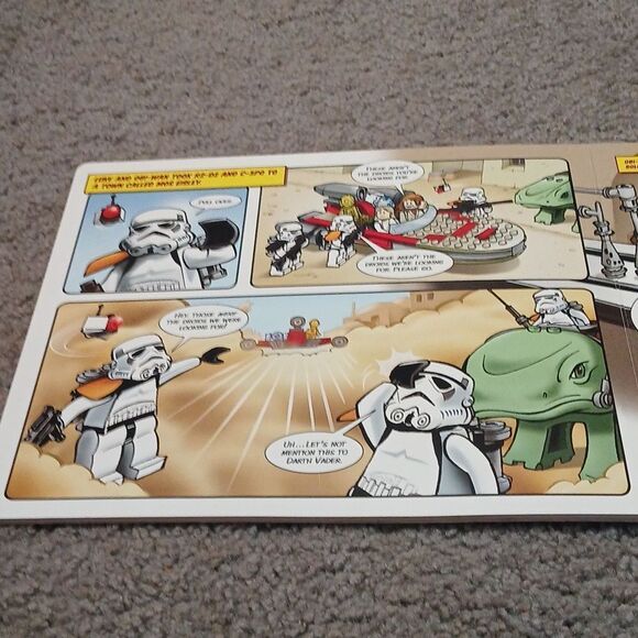 Star Wars Save the Galaxy Lego Scholastic hard bound book NEW - Picture 5 of 5